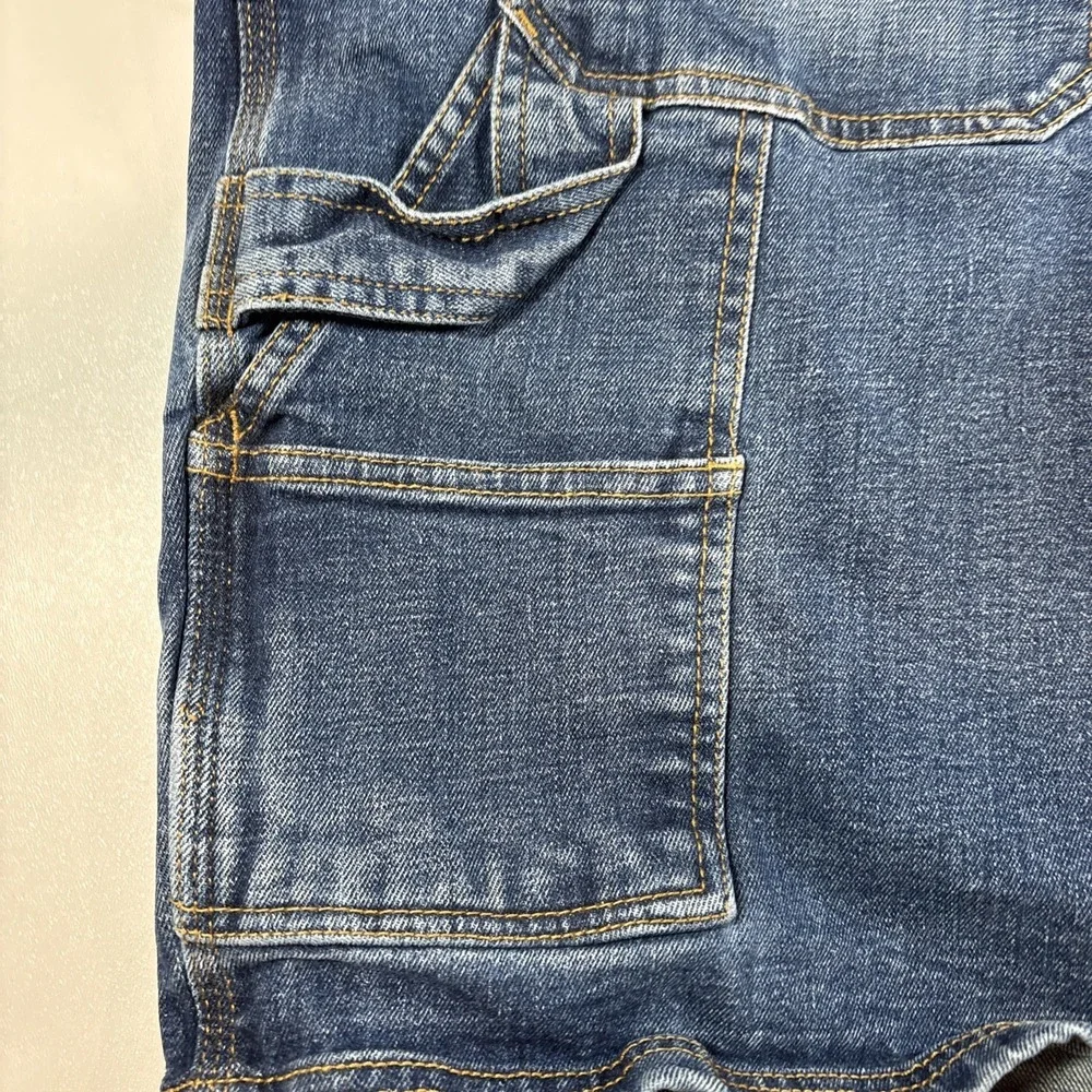 Gravel Gear Denim Carpenter‎ Shorts Relaxed Fit Utility Pockets Blue 38W Jorts